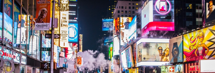 times square with bilboard ads