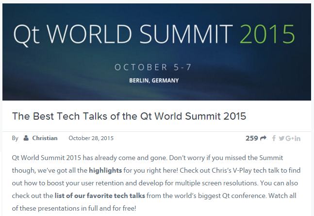 qt world summit screen capture