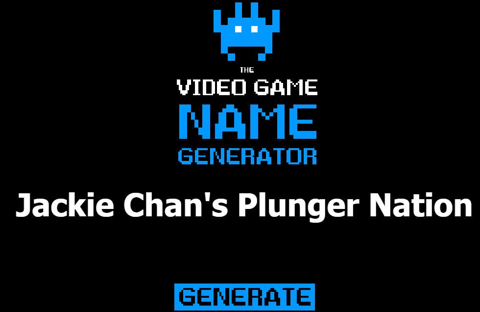 Cool Names For Games Generator