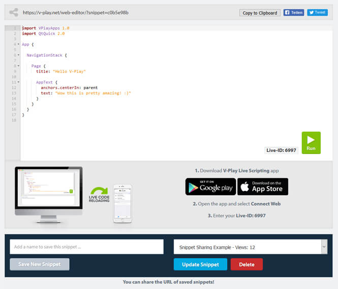 vplay-web-editor-cloud-ide-with-code-snippet-sharing