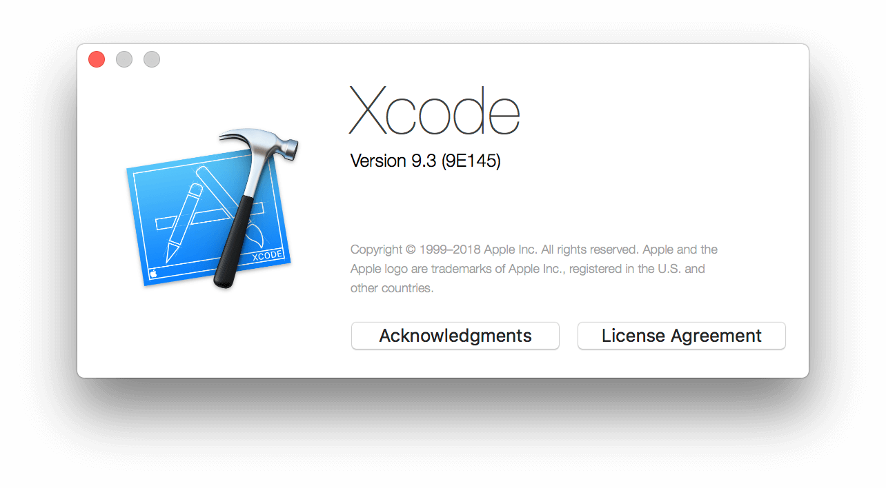 Xcode version
